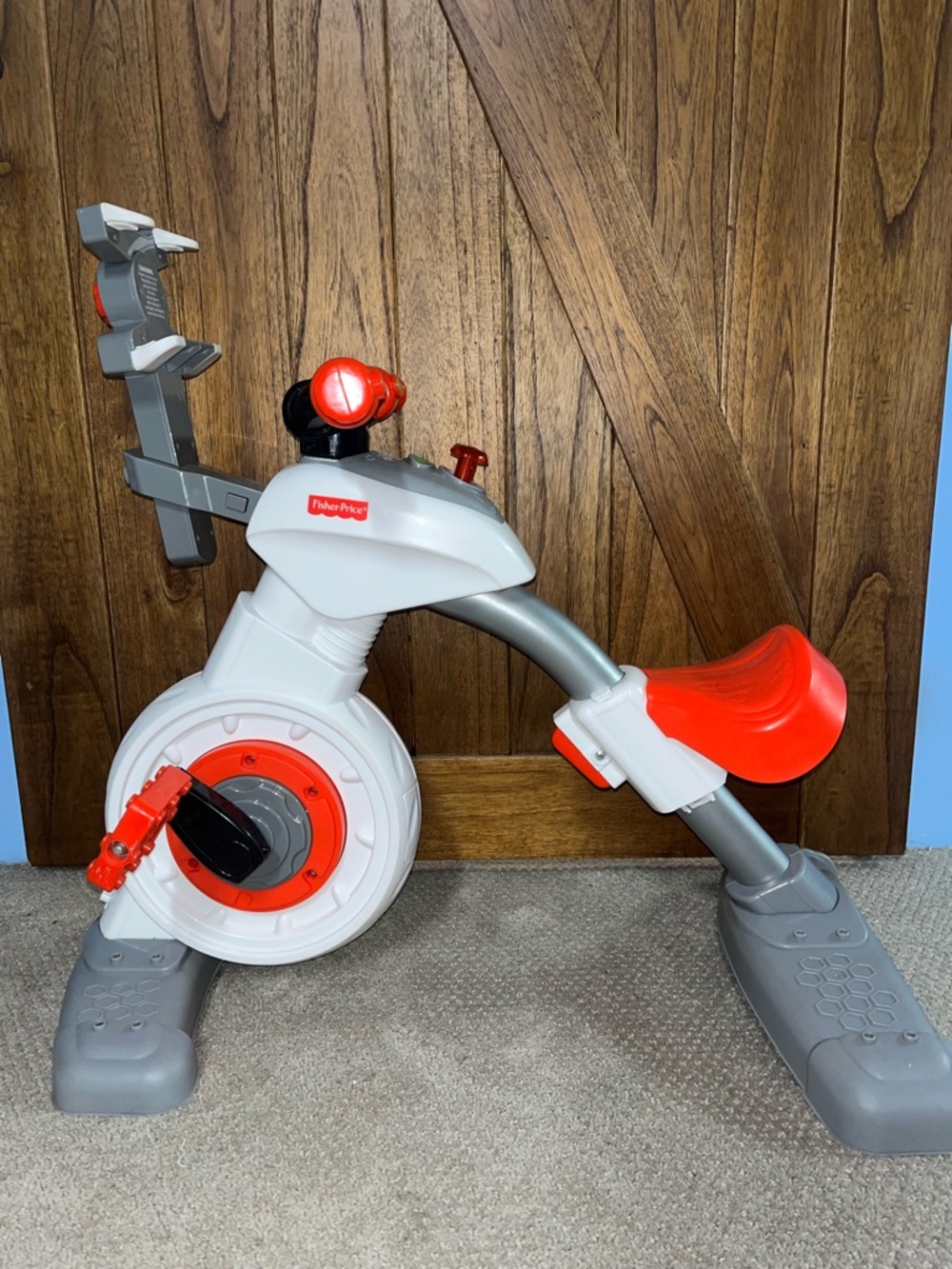Fisher-Price Red and Gray Interactive Kids Ride-On Activity Trike